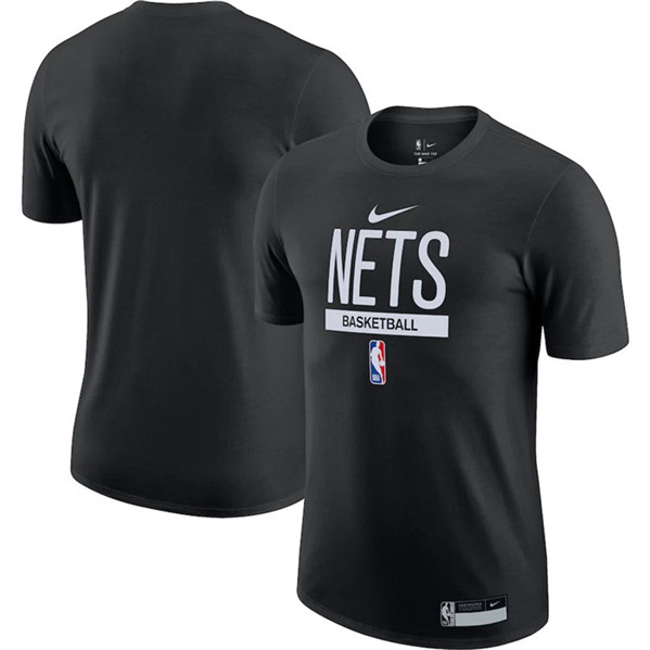 Men's Brooklyn Nets Black 2022/23 Legend On-Court Practice Performance T-Shirt - Click Image to Close